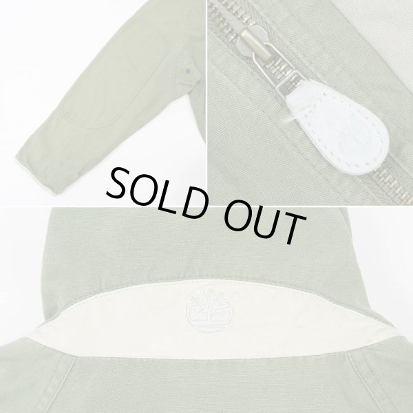 画像4: 90's Timberland キャンバス フィールドコート (4)