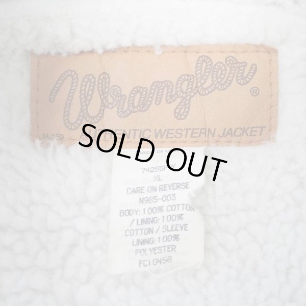 画像3: 80-90's Wrangler デニムボアジャケット "MADE IN USA" (3)