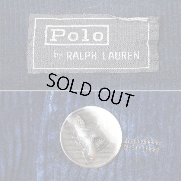 画像3: 70's Polo Ralph Lauren 太畝コーデュロイジャケット "動物ボタン" (3)