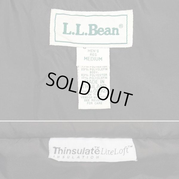 画像3: Late 90's L.L.Bean パデッド マウンテンパーカー "BLUE × BLACK" (3)