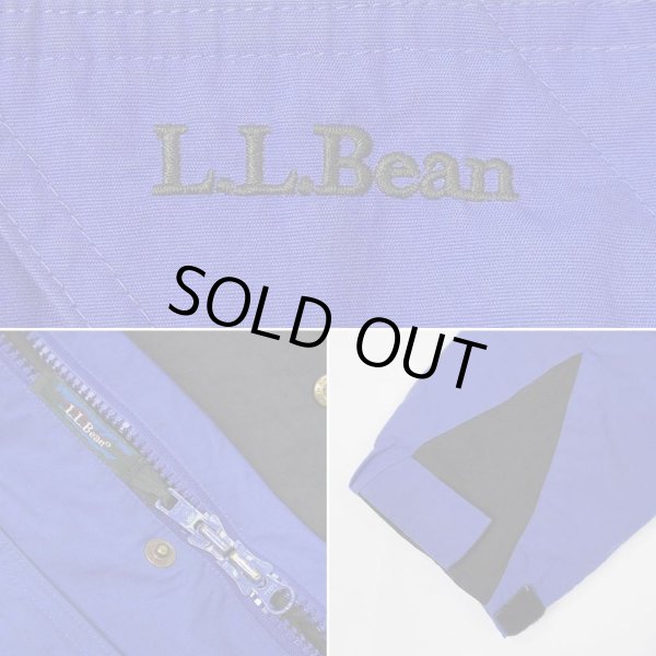 画像4: Late 90's L.L.Bean パデッド マウンテンパーカー "BLUE × BLACK" (4)