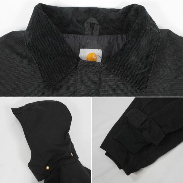 画像4: 00's Carhartt エクストリームコート "C55 BLK / DEADSTOCK" (4)