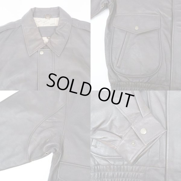 画像4: 90-00's St John's Bay A-2 type レザージャケット (4)