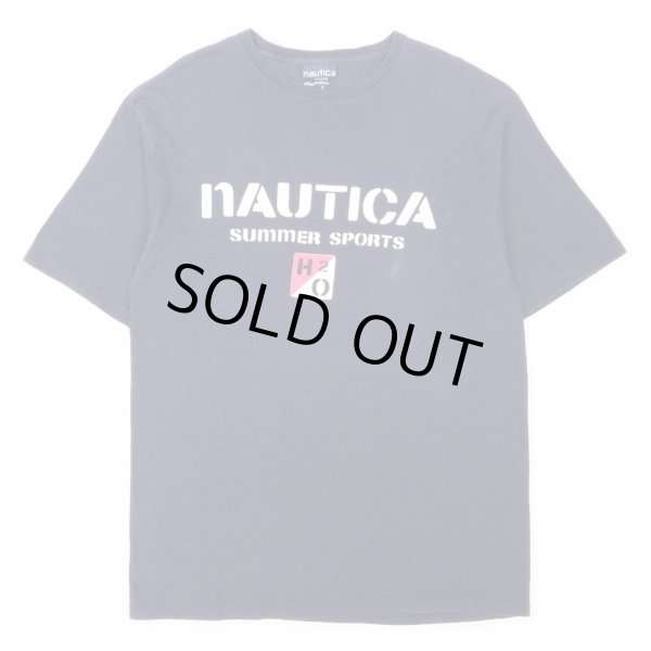画像1: 90's NAUTICA ロゴプリントTシャツ "MADE IN USA" (1)