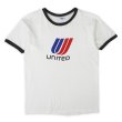 画像1: Early 70's Champion リンガーTシャツ "MADE IN USA / バータグ / 染み込みプリント" (1)