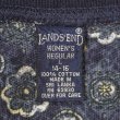 画像2: 90's LANDS' END 総柄 Tシャツ (2)
