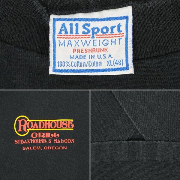 画像3: 90's ROADHOUSE GRILL 両面プリントTシャツ “All Sport body / MADE IN USA” (3)
