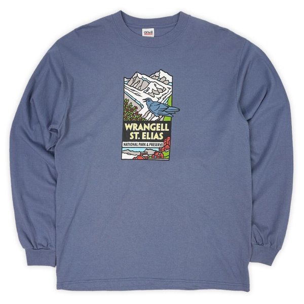 画像1: 00's ALASKA NATURAL HISTORY ASSOCIATION L/S スーベニアTシャツ "DEADSTOCK" (1)