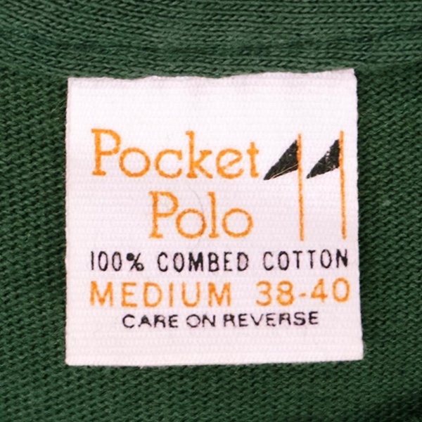 画像2: 70's Pocket Polo ポケットTシャツ "DEADSTOCK" (2)