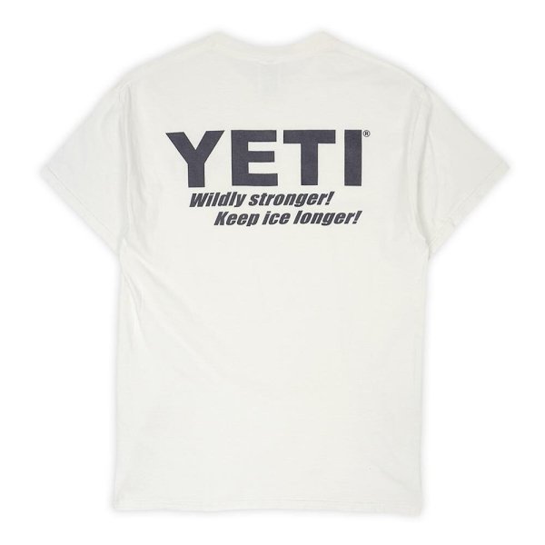画像1: 00's YETI ロゴプリントTシャツ (1)
