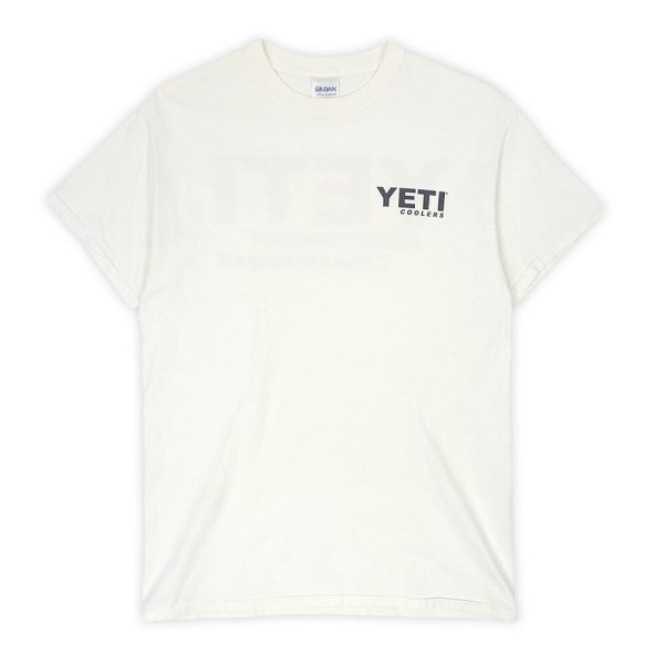 画像2: 00's YETI ロゴプリントTシャツ (2)
