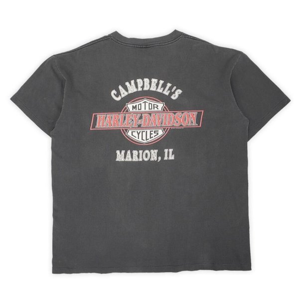 画像2: 90's HARLEY-DAVIDSON 両面プリントTシャツ "MADE IN USA" (2)