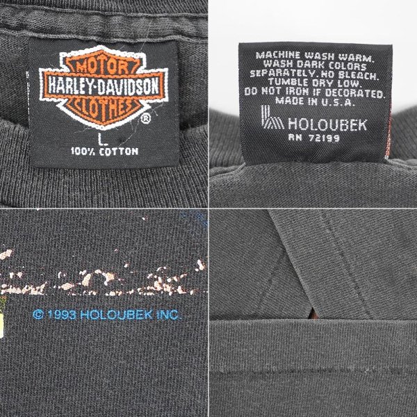 画像3: 90's HARLEY-DAVIDSON 両面プリントTシャツ "MADE IN USA" (3)