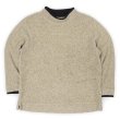 画像1: 90's L.L.Bean モックネック フリースカットソー "IVORY" (1)