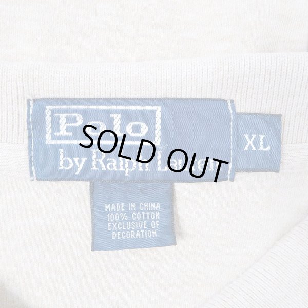 画像2: 00's Polo Ralph Lauren L/S ポロシャツ "BEIGE" (2)
