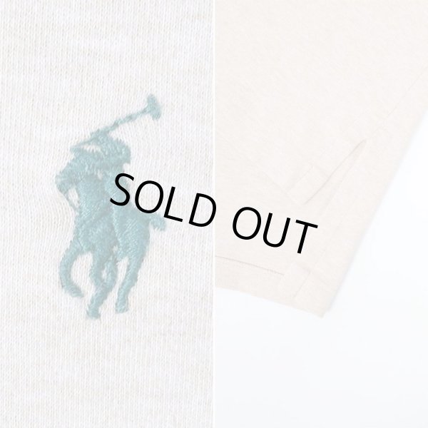 画像3: 00's Polo Ralph Lauren L/S ポロシャツ "BEIGE" (3)