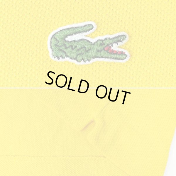 画像3: 90-00's LACOSTE ポロシャツ “DESIGNED IN FRANCE / YELLOW” (3)