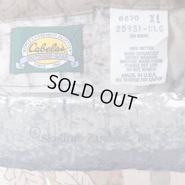 画像4: 90's Cabela's シャモアクロスシャツ 目出し帽セット "MADE IN USA / DEADSTOCK" (4)