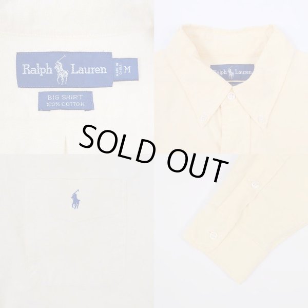 画像3: 90's Polo Ralph Lauren ボタンダウンシャツ "BIG SHIRT" (3)