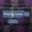 画像2: 90's Polo Ralph Lauren ボタンダウンシャツ "BLACK / BLAKE" (2)