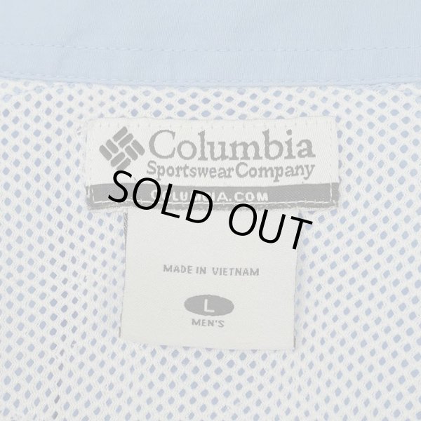 画像3: 00's Columbia PFG S/S アングラーシャツ “BLUE” (3)
