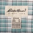 画像2: 90's Eddie Bauer ボタンダウンシャツ "白タグ / Mint Green Plaid" (2)
