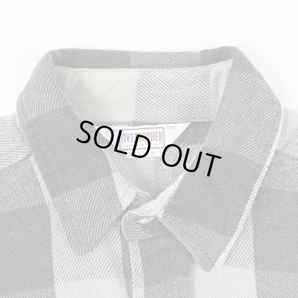 画像3: 80's FIVE BROTHER ヘビーネルシャツ "MADE IN USA" (3)