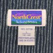 画像2: 90's North Crest 太畝コーデュロイ ワークシャツ (2)