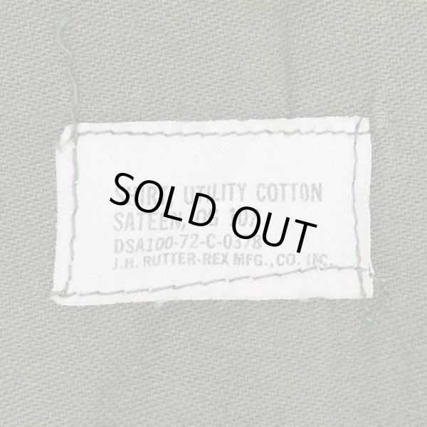 画像3: 70's US.ARMY コットンサテン ユーティリティーシャツ (3)