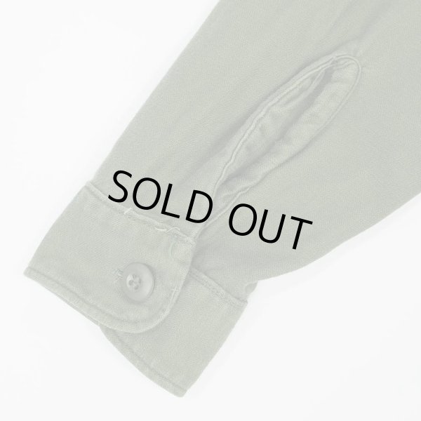 画像4: 70's US.ARMY コットンサテン ユーティリティーシャツ (4)