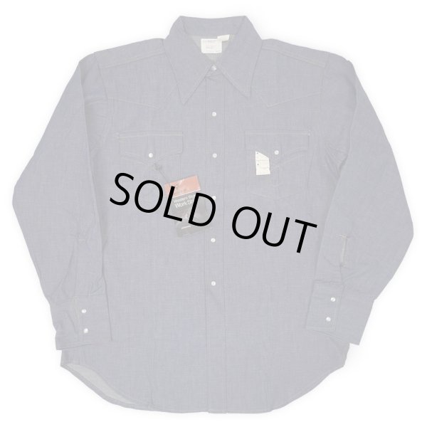 画像2: 70's BIG MAC デニムウエスタンシャツ "MADE IN USA / DEADSTOCK" (2)