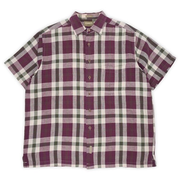 画像1: 90-00's KHAKI'S by ARROW S/S レギュラーカラーシャツ "BIG SHIRT / DEADSTOCK" (1)