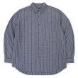 画像1: 00's Eddie Bauer ボタンダウンシャツ “Navy Plaid” (1)