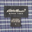 画像2: 00's Eddie Bauer ボタンダウンシャツ “Navy Plaid” (2)