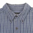 画像3: 00's Eddie Bauer ボタンダウンシャツ “Navy Plaid” (3)