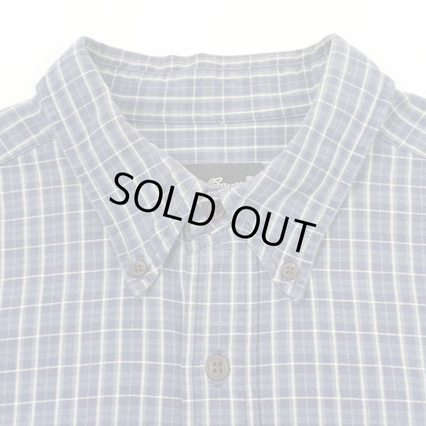 画像3: 00's Eddie Bauer ボタンダウンシャツ “Navy Plaid” (3)