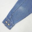 画像4: 90's Eddie Bauer ハーフジップ デニムワークシャツ (4)