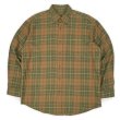 画像1: 90-00's ST JOHN'S BAY フランネル ボタンダウンシャツ "DEADSTOCK / Brown Plaid" (1)
