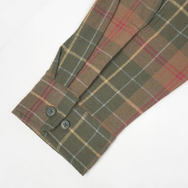 画像4: 90-00's ST JOHN'S BAY フランネル ボタンダウンシャツ "DEADSTOCK / Brown Plaid" (4)