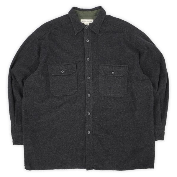 画像1: Early 00's Banana Republic レギュラーカラー ウールシャツ (1)