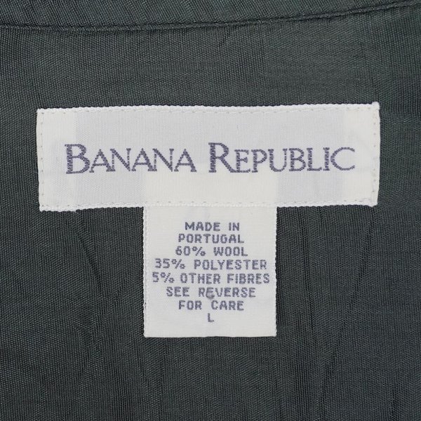画像2: Early 00's Banana Republic レギュラーカラー ウールシャツ (2)