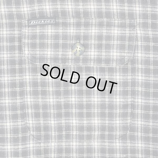 画像4: Early 00's Dickies キルティングライナー フーディーネルシャツ (4)