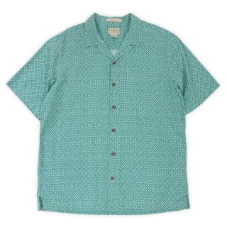 90-00's L.L.Bean S/S 総柄 オープンカラーシャツ - used&vintage box