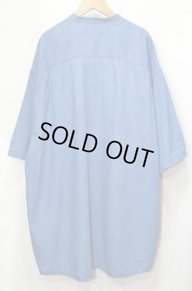 画像2: 90's VAN HEUSEN S/S デニムバンドカラーシャツ “DEADSTOCK” (2)