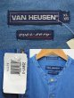 画像3: 90's VAN HEUSEN S/S デニムバンドカラーシャツ “DEADSTOCK” (3)
