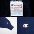 画像3: 90's Champion リバースウィーブ スウェット "目付き / NAVY / MADE IN USA" (3)