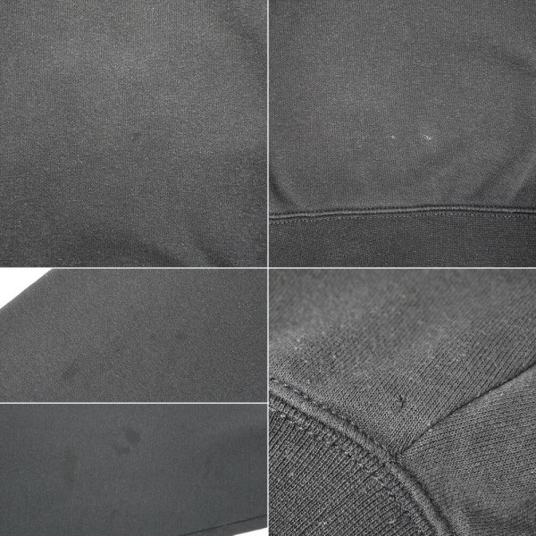 画像3: 00's Carhartt 前V ポケットスウェット "BLACK" (3)