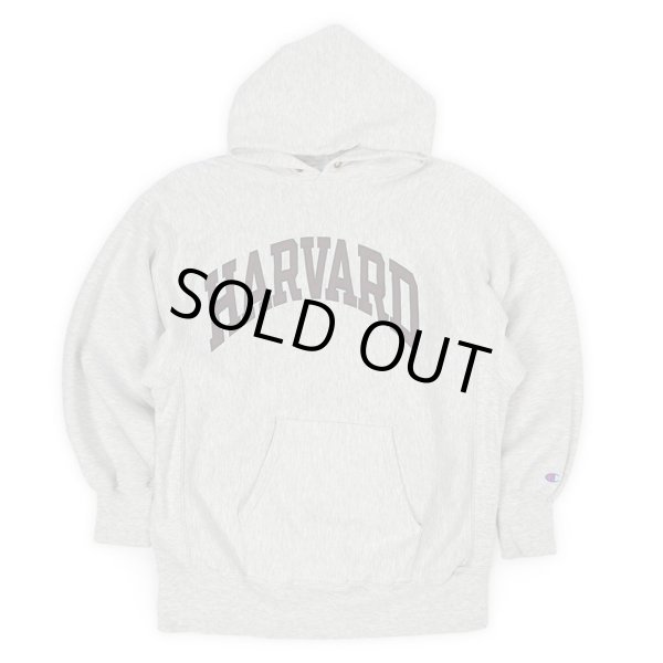 画像1: 90's Champion リバースウィーブ パーカー "MADE IN USA / HARVARD / WATER PRINT" (1)