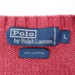 画像2: 90's Polo Ralph Lauren コットンニット “PINK” (2)