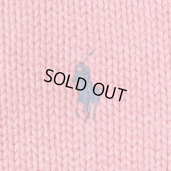 画像3: 90's Polo Ralph Lauren コットンニット “PINK” (3)